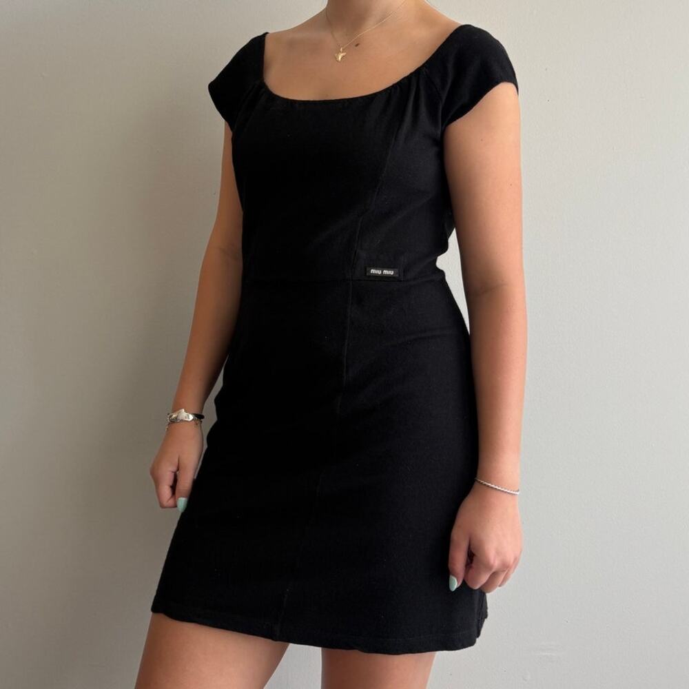 Miu Miu Black Mini Dress